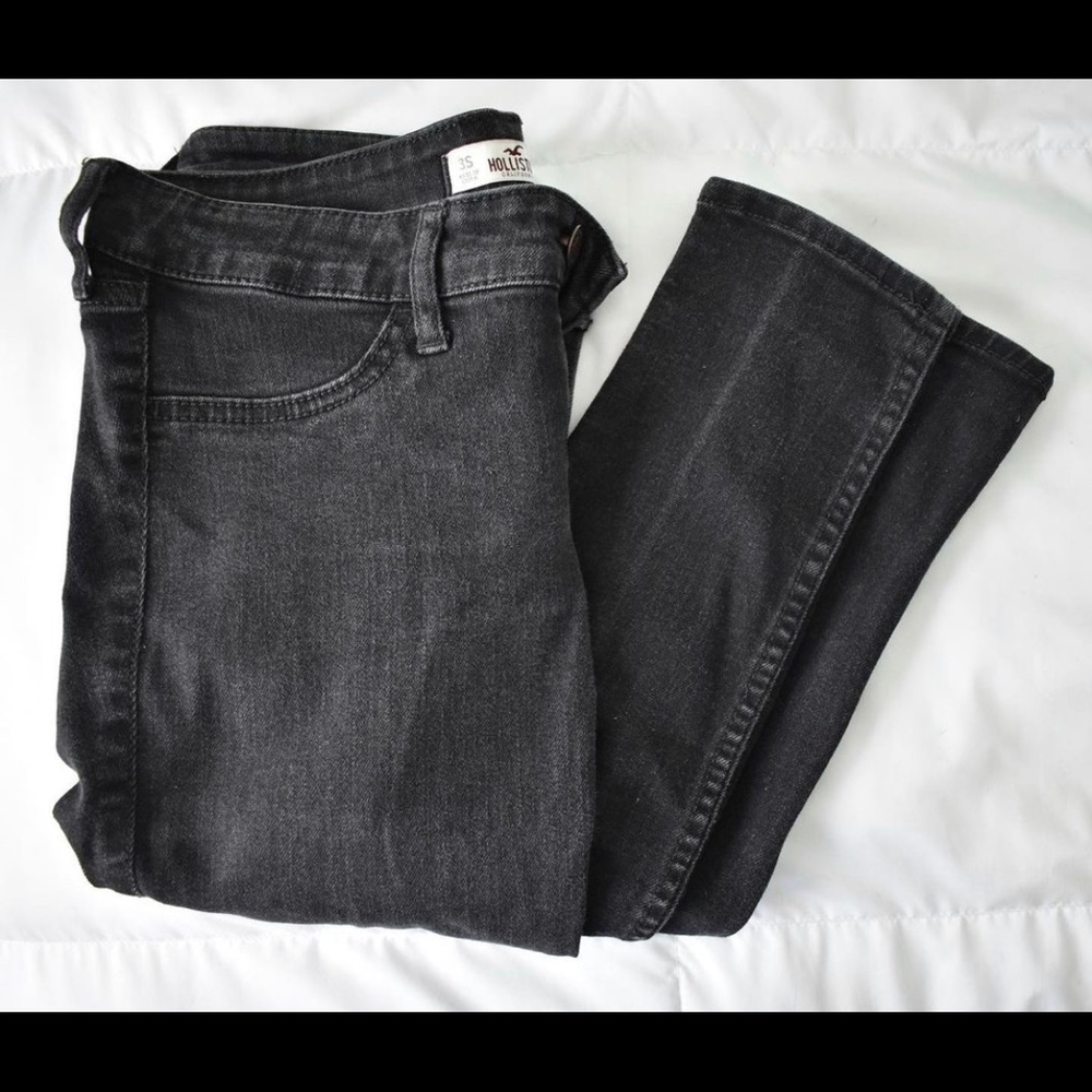 Black Hollister jeggings